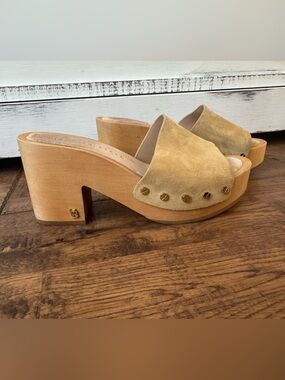 Veronica Beard Hannalee Platform Sandal Desert Studs Women's Size 6